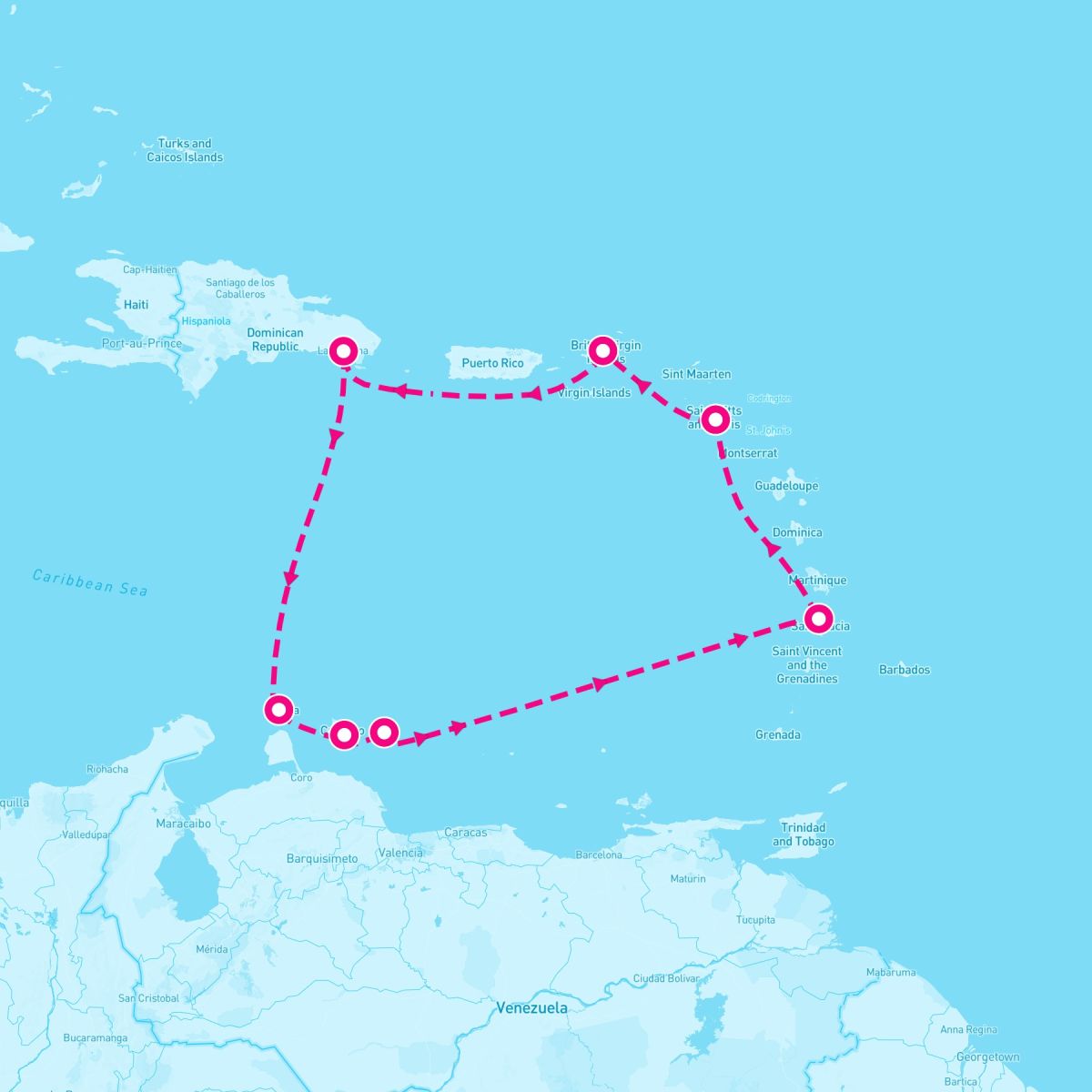 7 Night Caribbean: Curacao Aruba & Bonaire (La Romana Roundtrip)