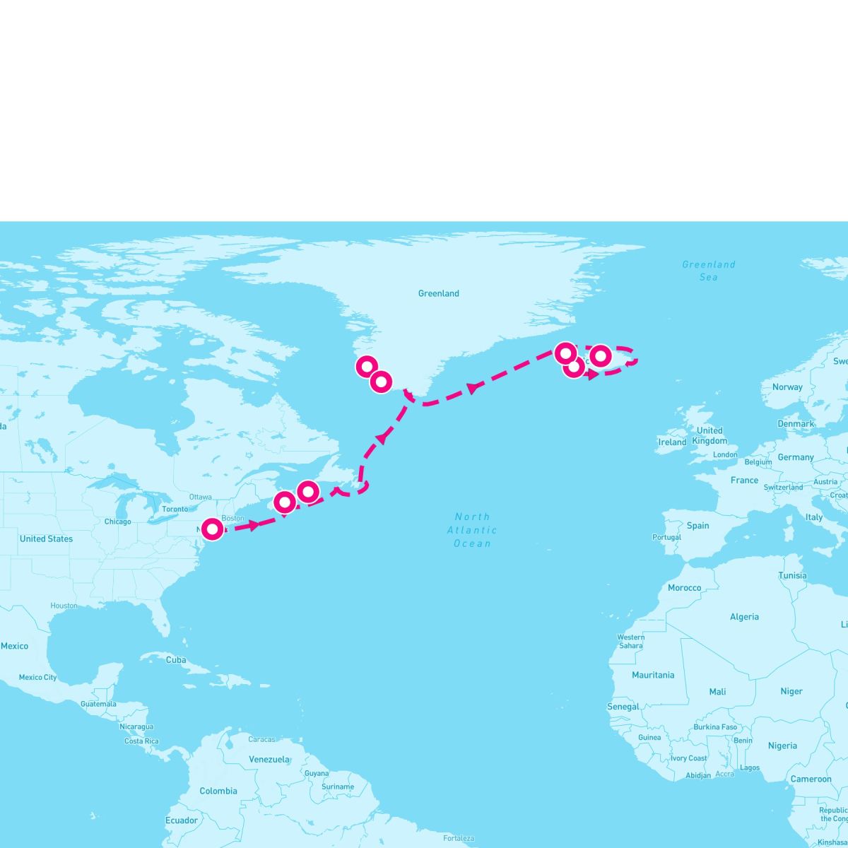 12 Night Northern Europe: France Iceland & Greenland (Reykjavik To New York)