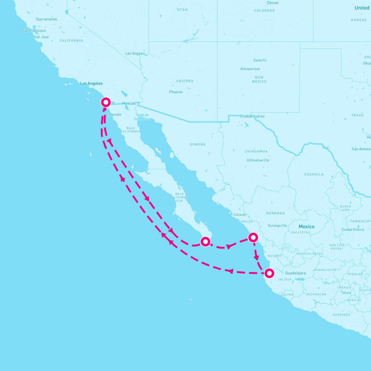 7 Night Mexican Riviera: Cabo San Lucas & Puerto Vallarta (San Diego Roundtrip)