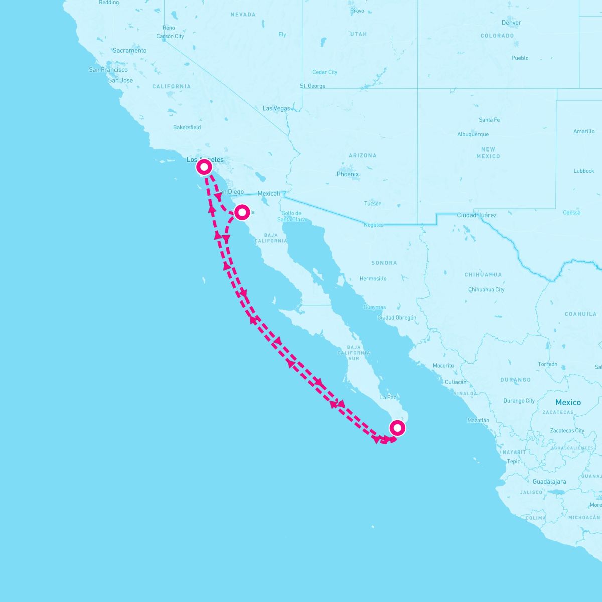 6 Night Cabo Overnight & Ensenada (Los Angeles Roundtrip)