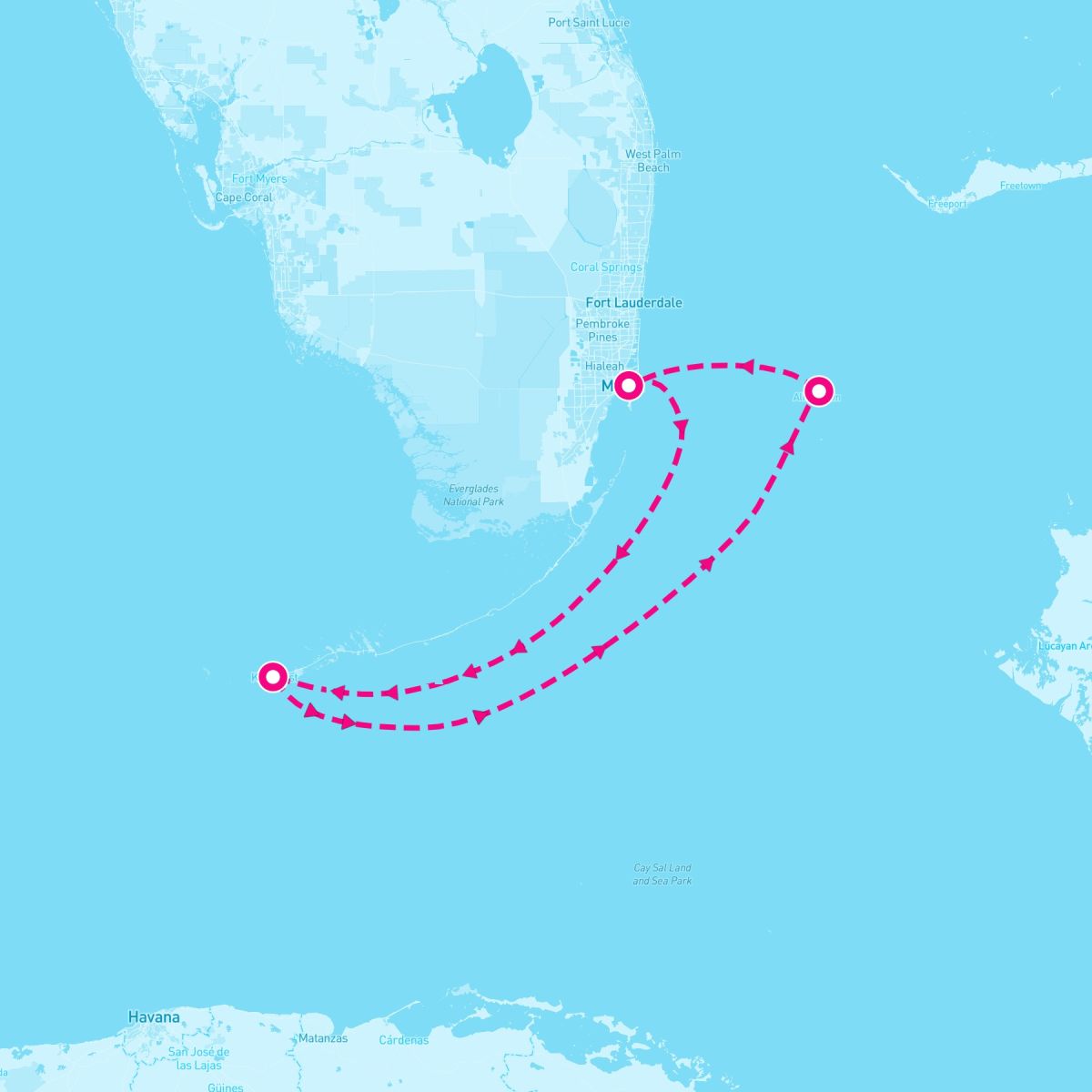 4 Night Fire & Sunset Soirees (Miami Roundtrip)