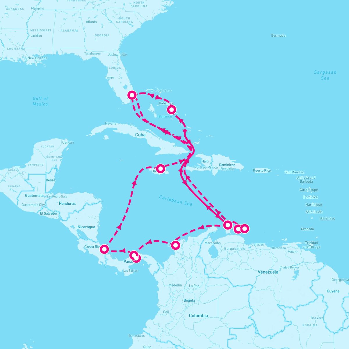 21 Night Panama Canal & Southern Caribbean Holiday (Ft. Lauderdale Roundtrip)