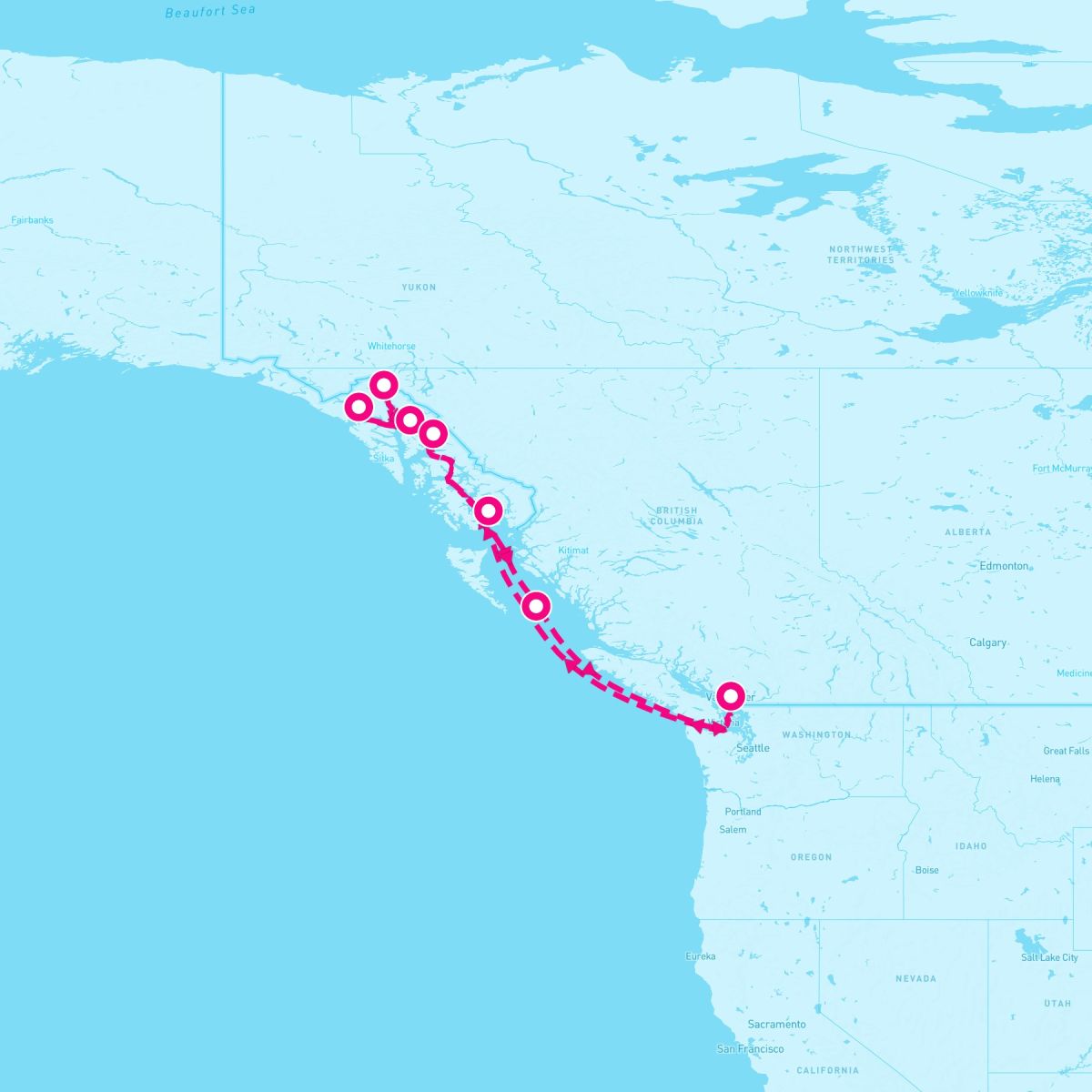 7 Night Alaskan Inside Passage (Vancouver Roundtrip)