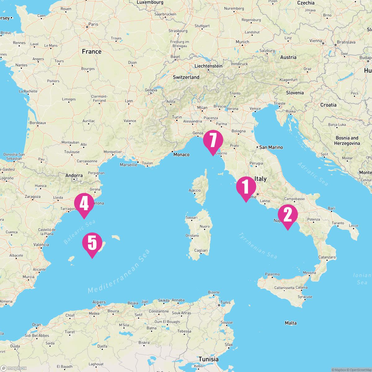 7 Night Western Mediterranean (Rome Roundtrip)