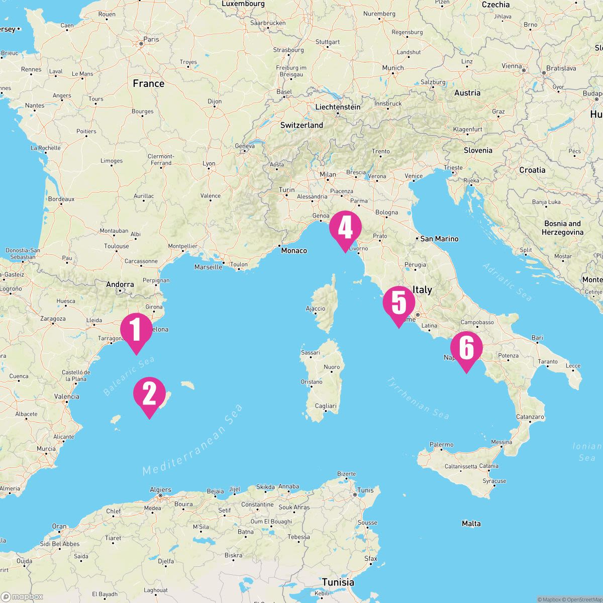7 Night Western Mediterranean (Barcelona Roundtrip)