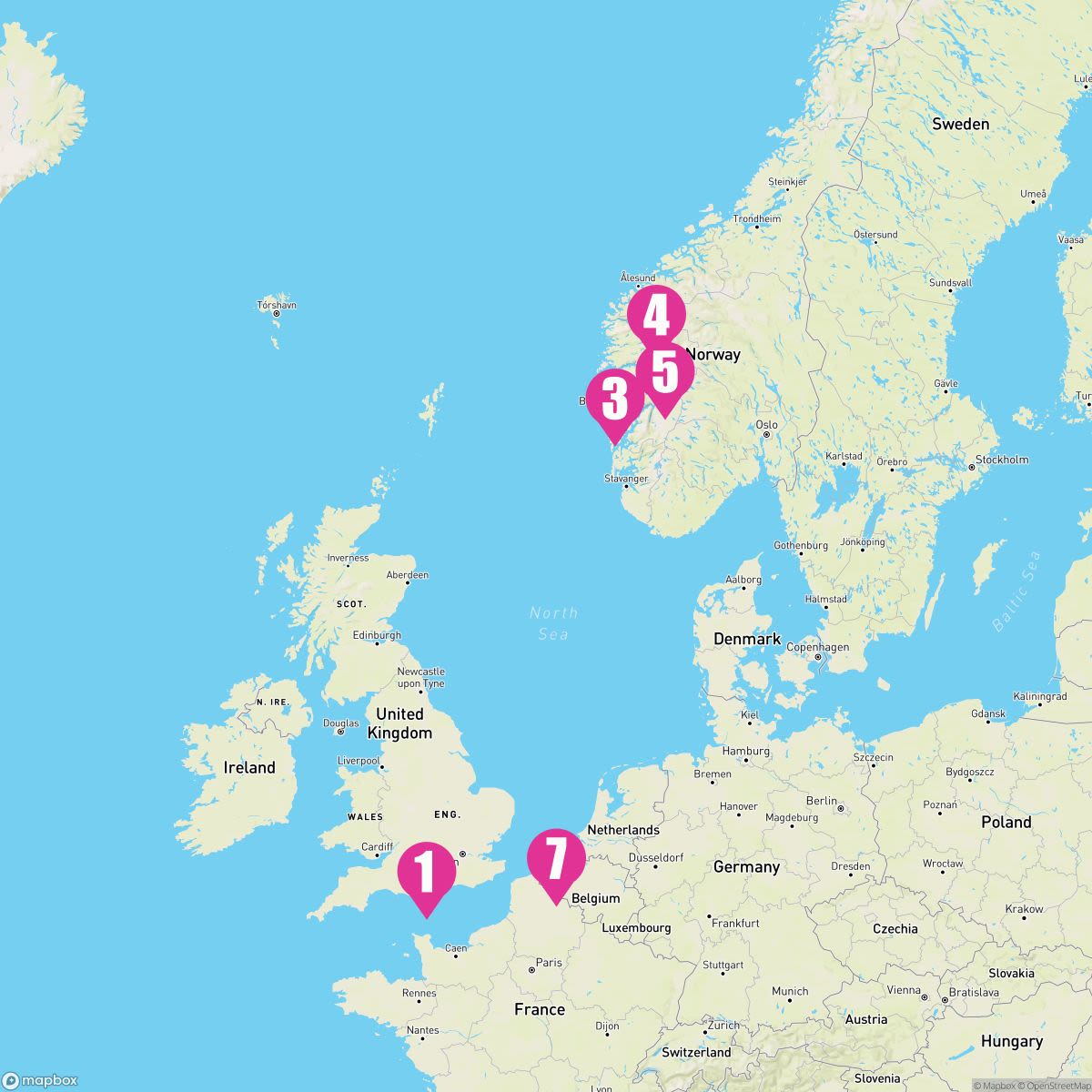 7 Night Norwegian Fjords (Southampton Roundtrip)