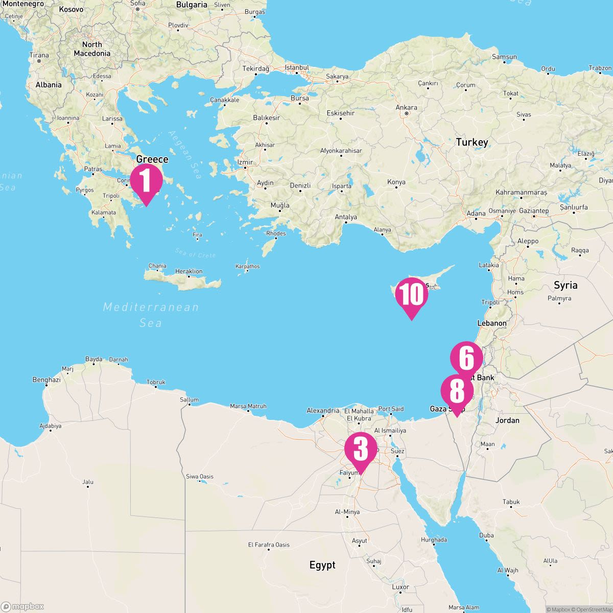 11 Night Egypt & Israel Intensive (Athens Roundtrip)