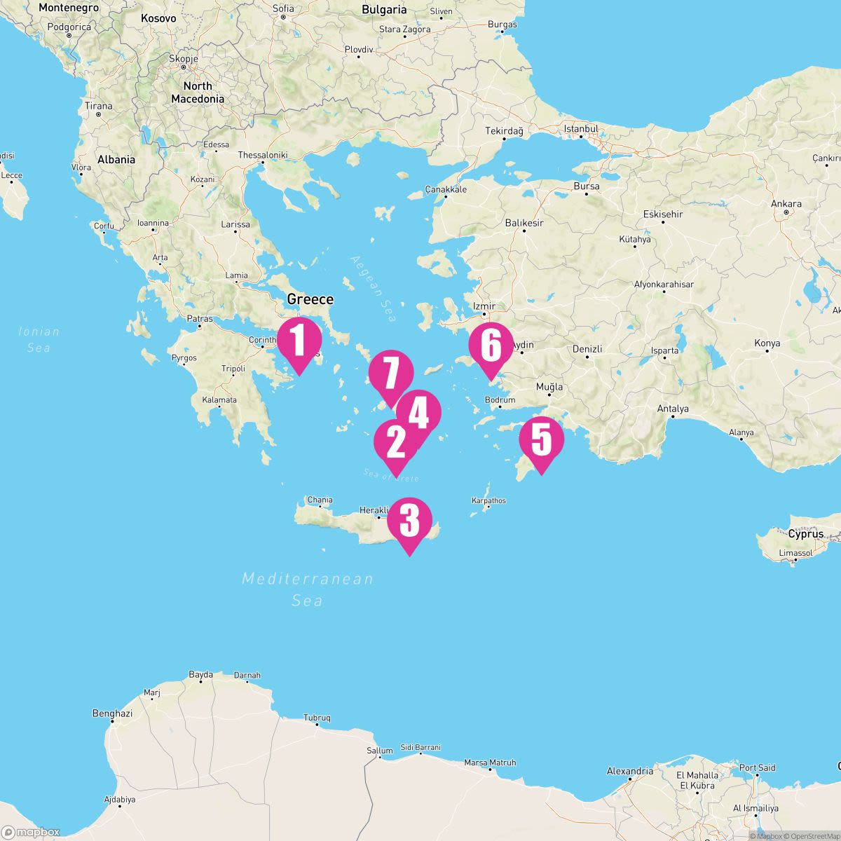 7 Night Greece Intensive (Athens Roundtrip)