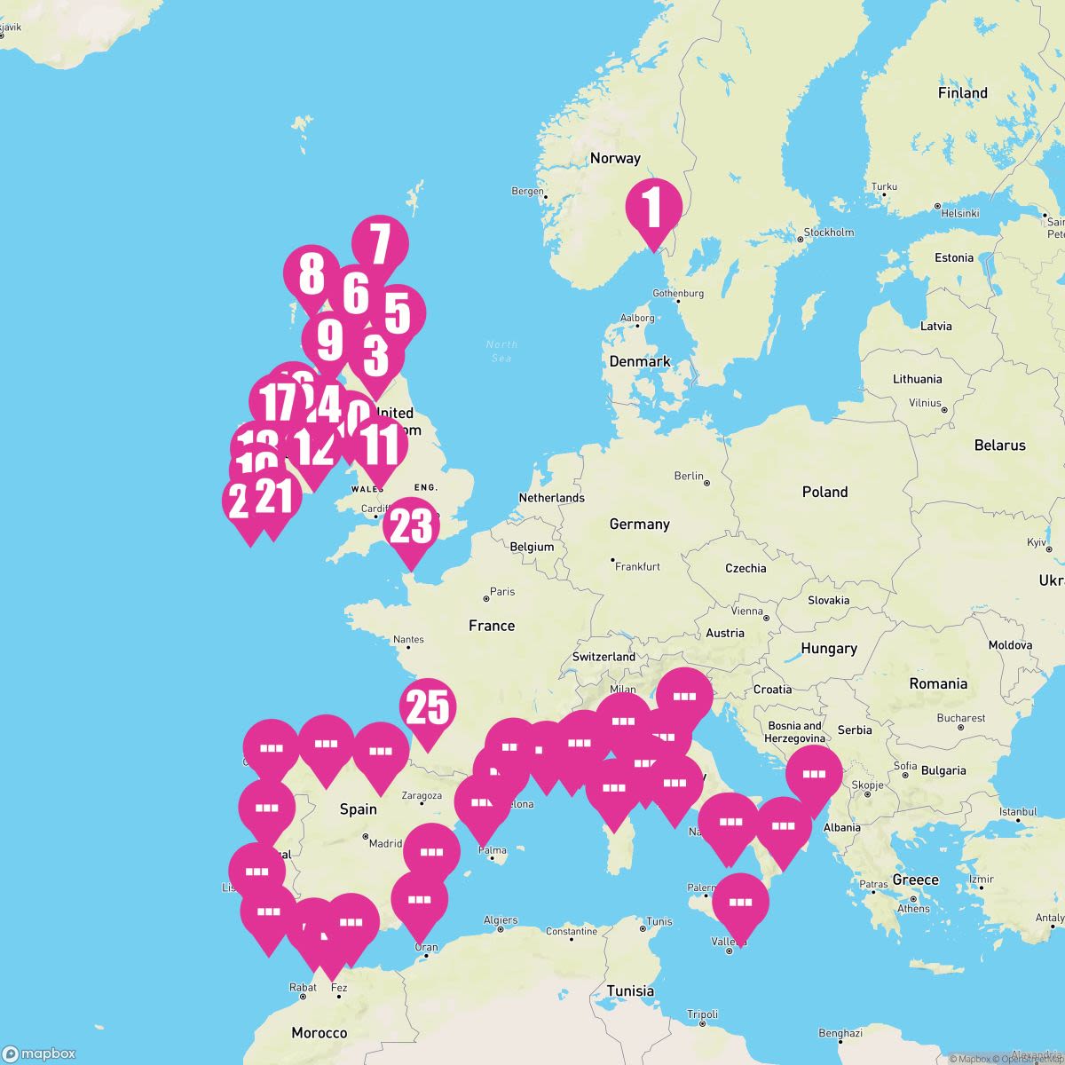59 Night Norway To Italy Grand Voyage (Oslo To Venice/Chioggia)
