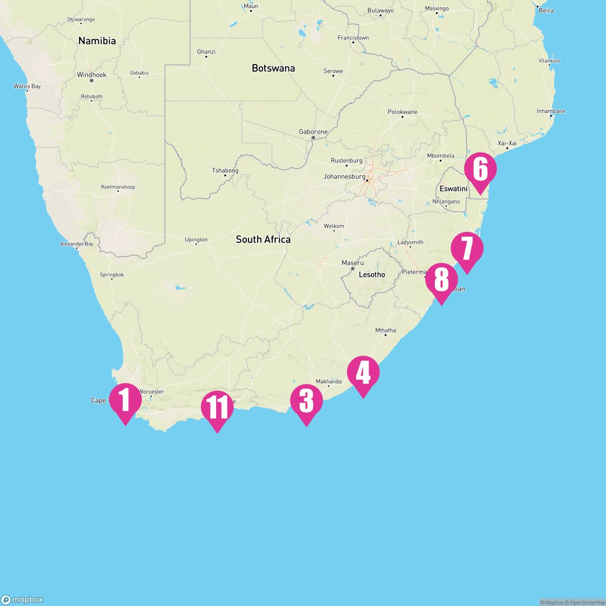 12 Night South Africa Intensive Voyage (Cape Town Roundtrip)