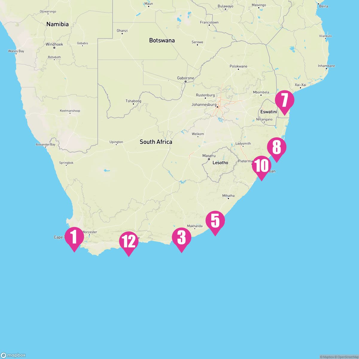 15 Night South Africa Intensive Voyage (Cape Town Roundtrip)