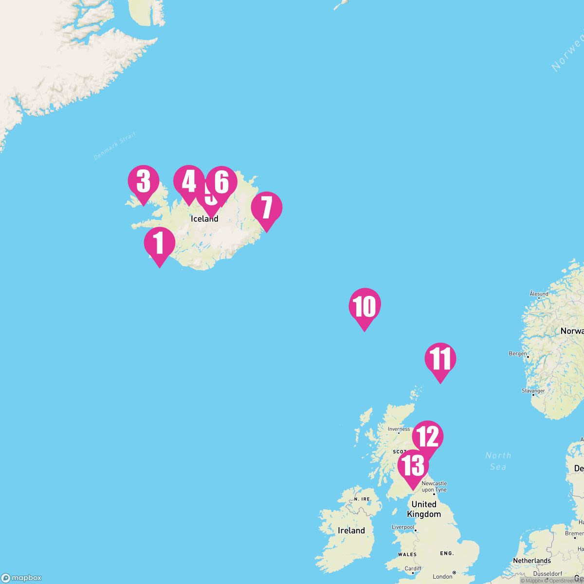 11 Night Iceland Intensive (Reykjavik To Edinburgh)