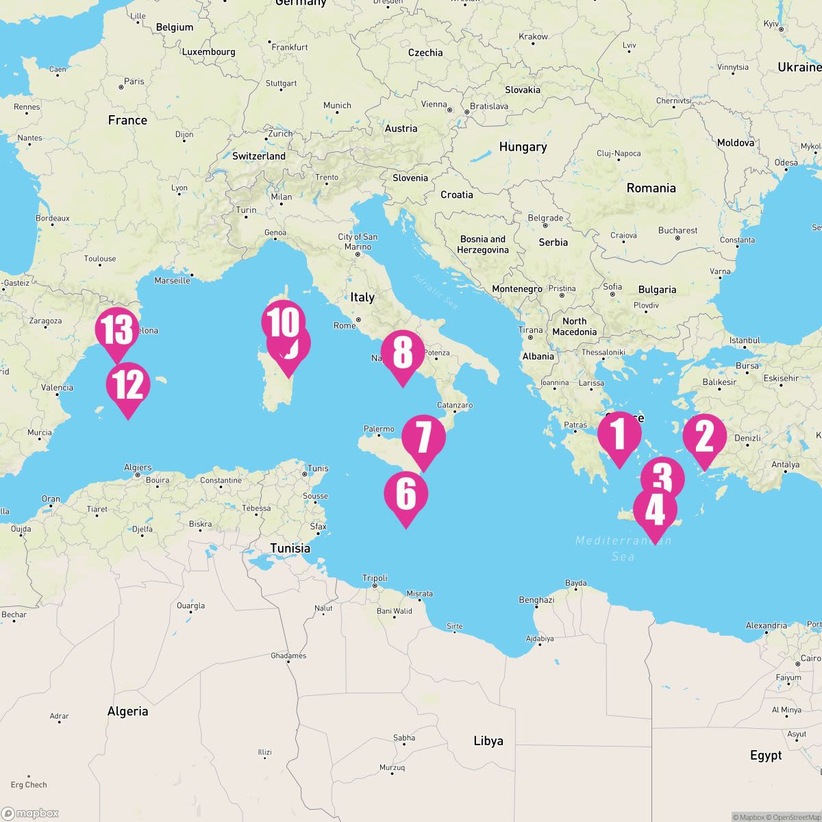 Islands Of The Med Voyage