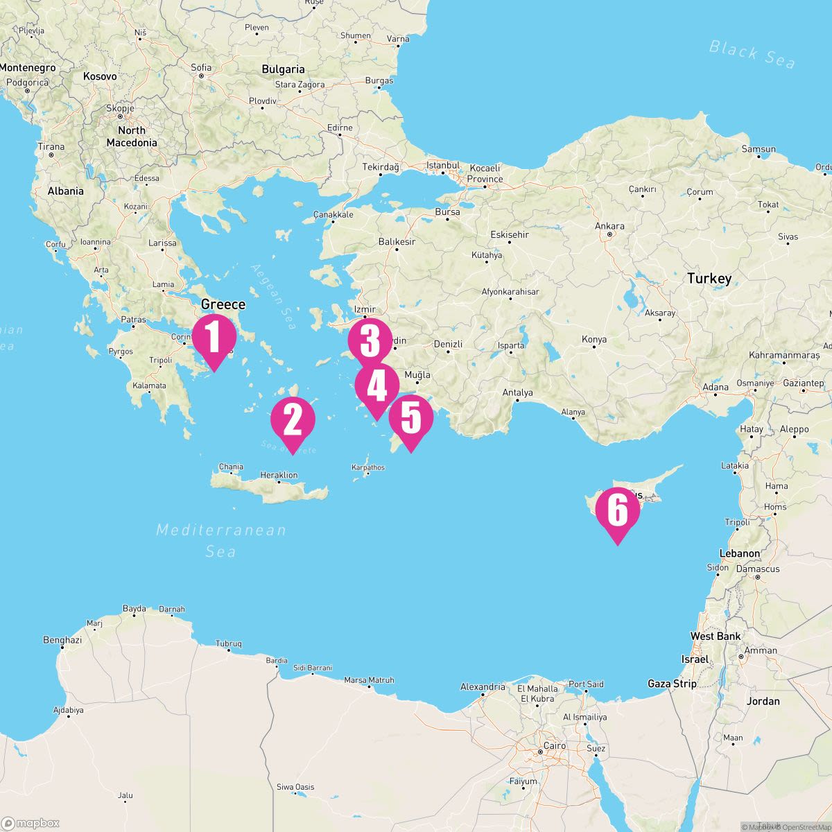 7 Night Greece Cyprus & Turkey (Athens Roundtrip)