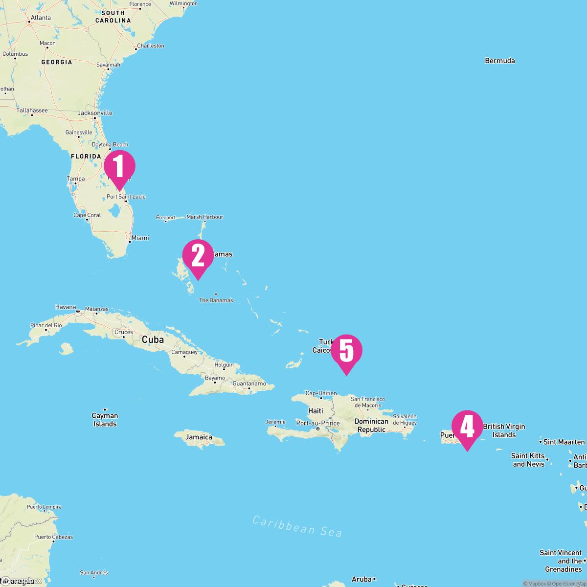 6 Night Eastern Caribbean With Turks & Caicos (Port Canaveral Roundtrip)