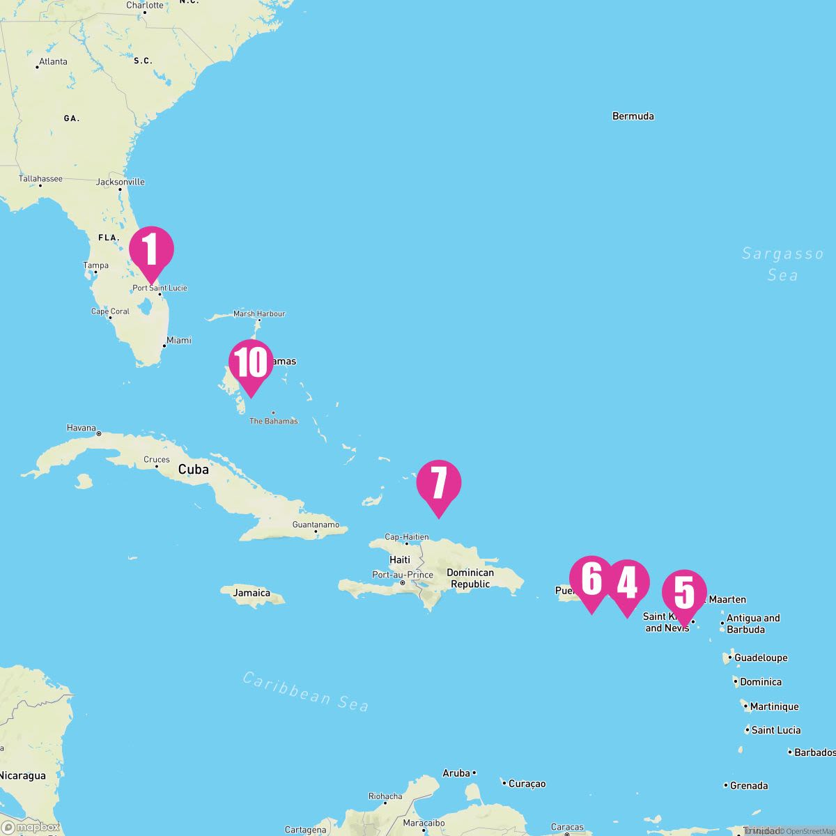 14 Night Caribbean Eastern Adventurer (Port Canaveral Roundtrip)
