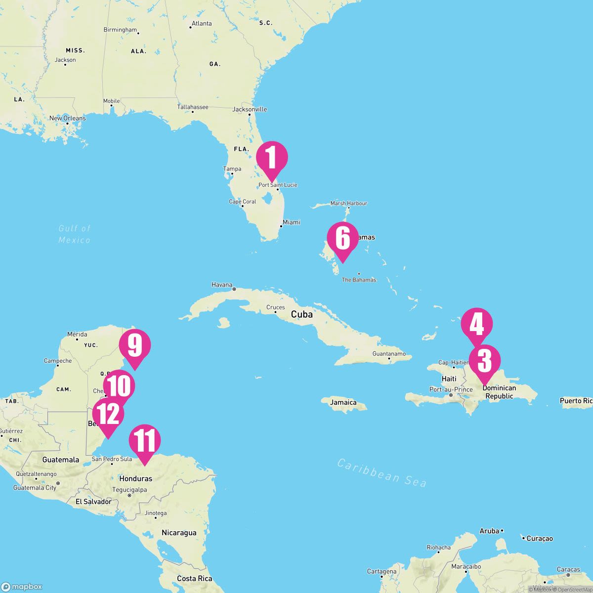 14 Night Caribbean East/West Adventurer (Port Canaveral Roundtrip)