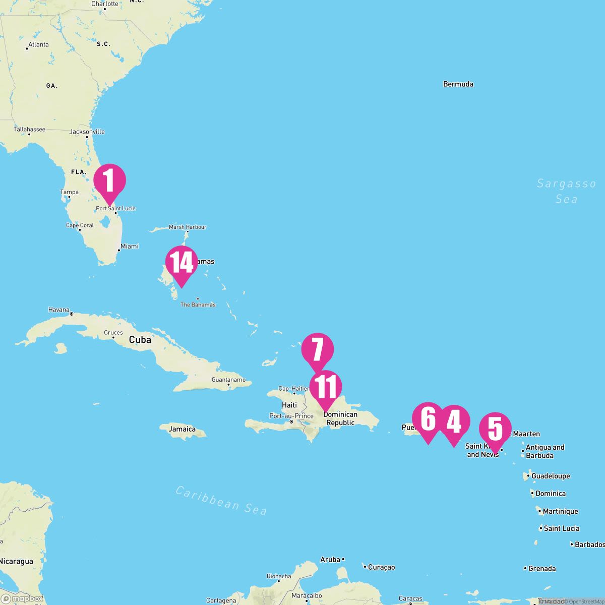 14 Night Caribbean Eastern Adventurer (Port Canaveral Roundtrip)
