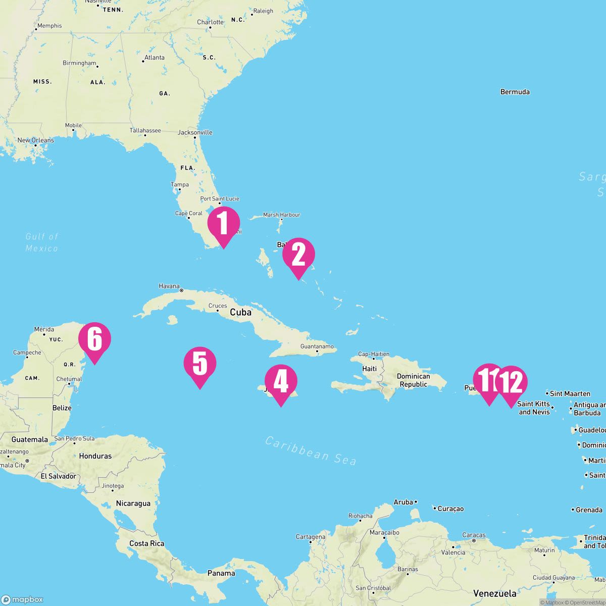 14 Night Caribbean East/West Adventurer (Ft. Lauderdale Roundtrip)