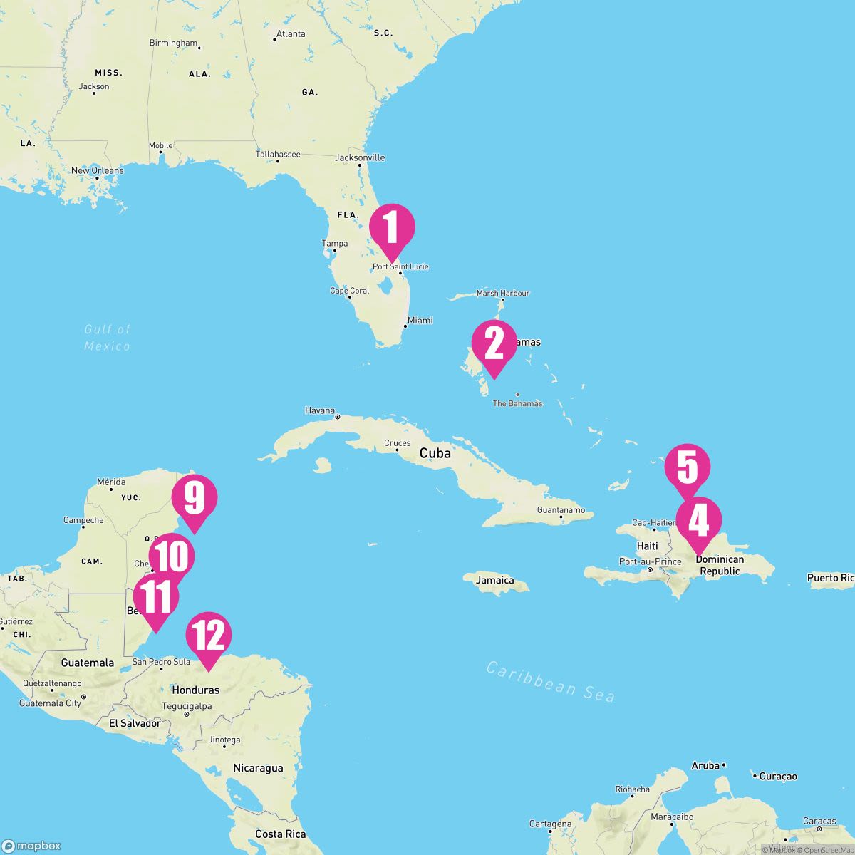 14 Night Caribbean East/West Adventurer (Port Canaveral Roundtrip)