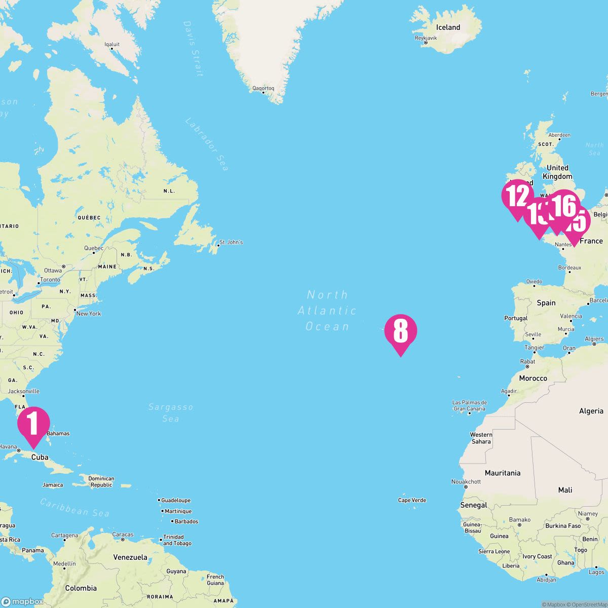 15 Night British Isles Passage (Ft. Lauderdale To Southampton)