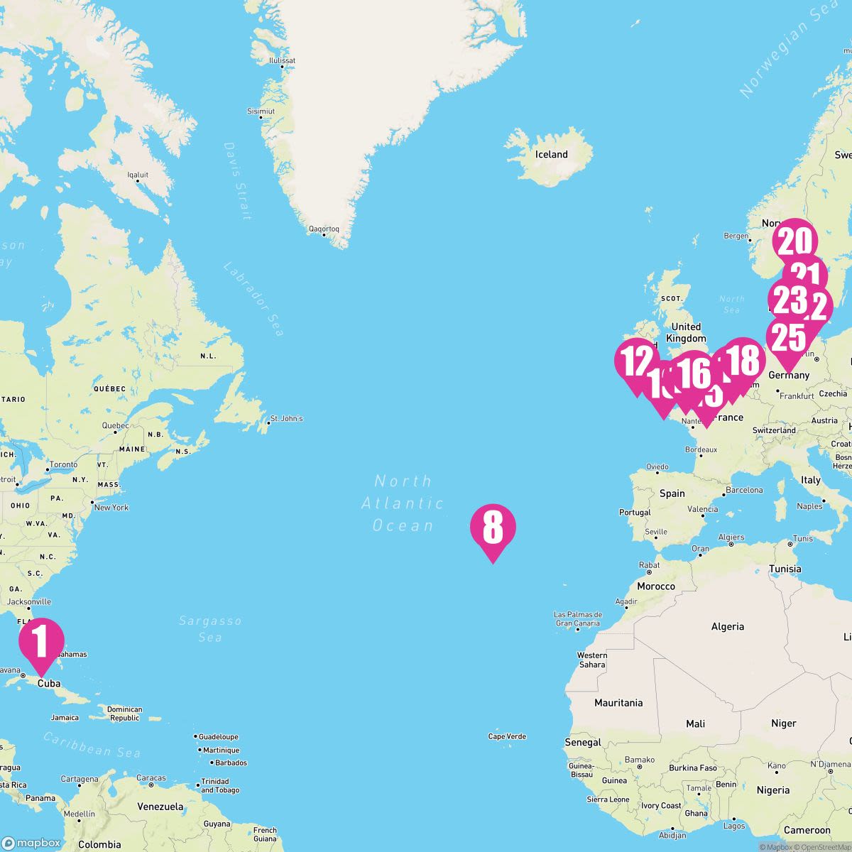 27 Night Western Europe Grand Adventure (Ft. Lauderdale To Southampton)