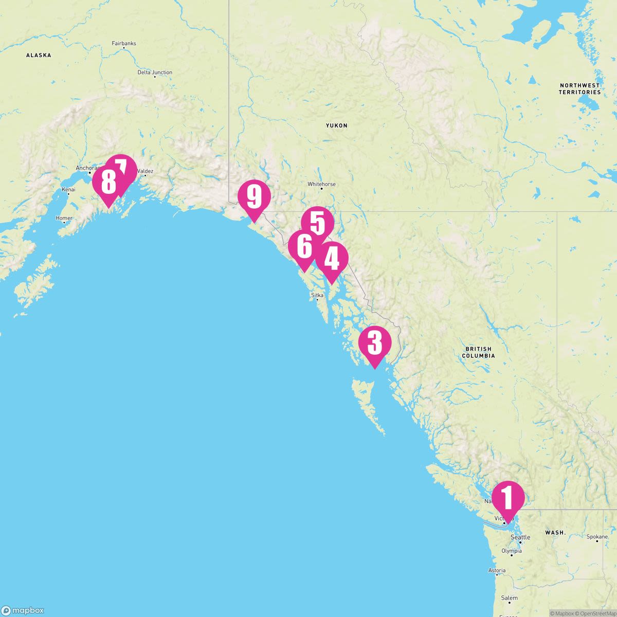 14 Night Voyage Of The Glaciers Grand Adventure (Vancouver Roundtrip)
