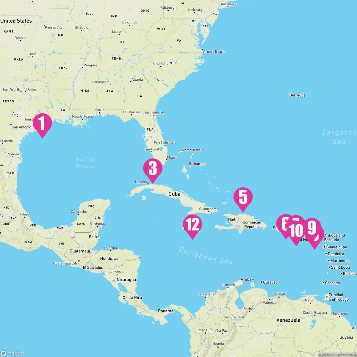14 Night Eastern Caribbean - Carnival Journeys (Galveston Roundtrip)
