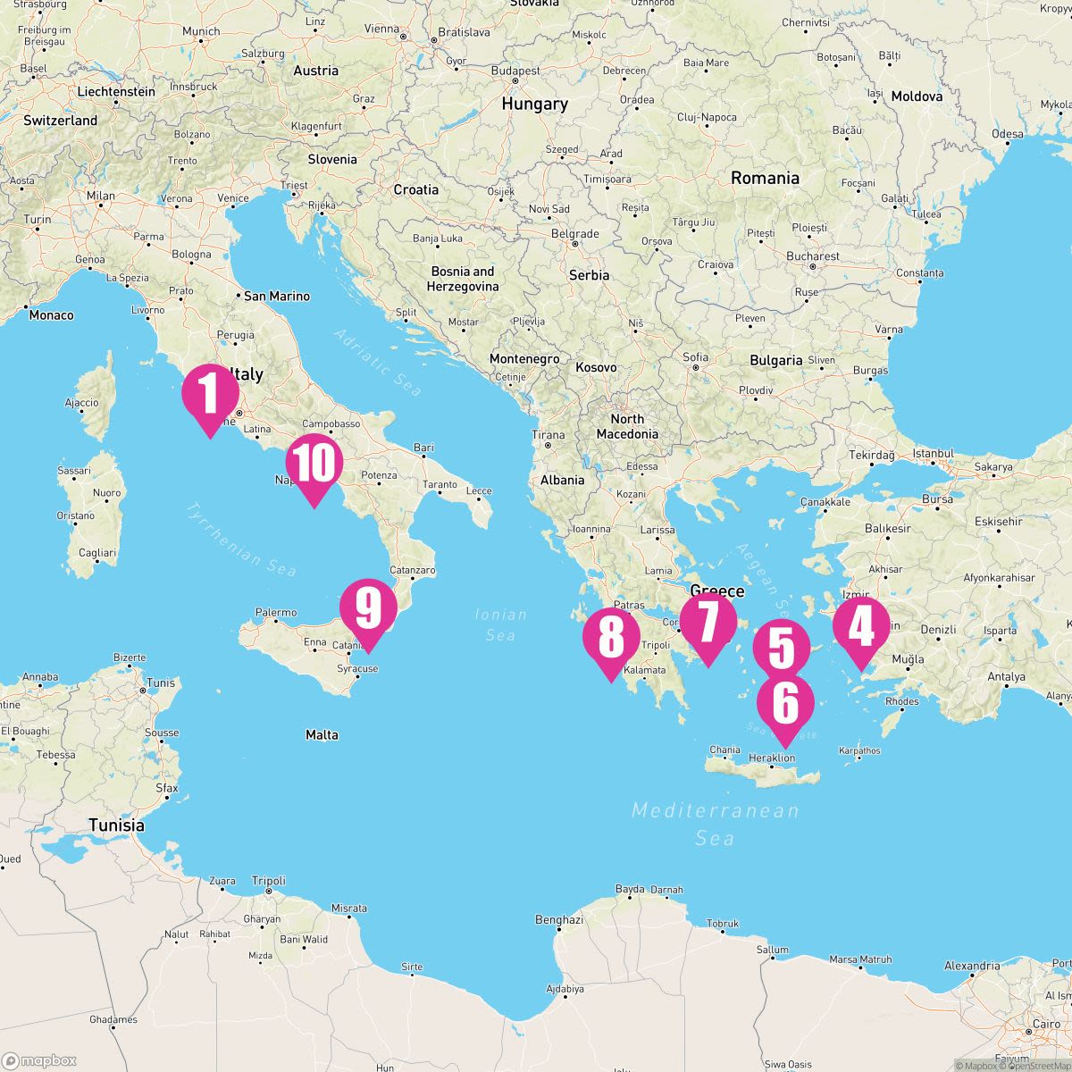 10 Night Italy & The Greek Isles (Rome Roundtrip)