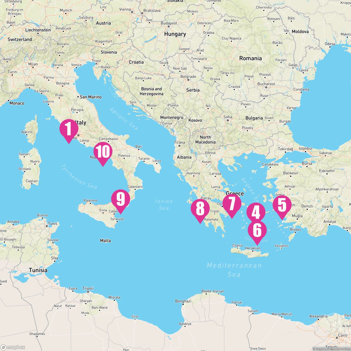 10 Night Mediterranean (Rome Roundtrip)
