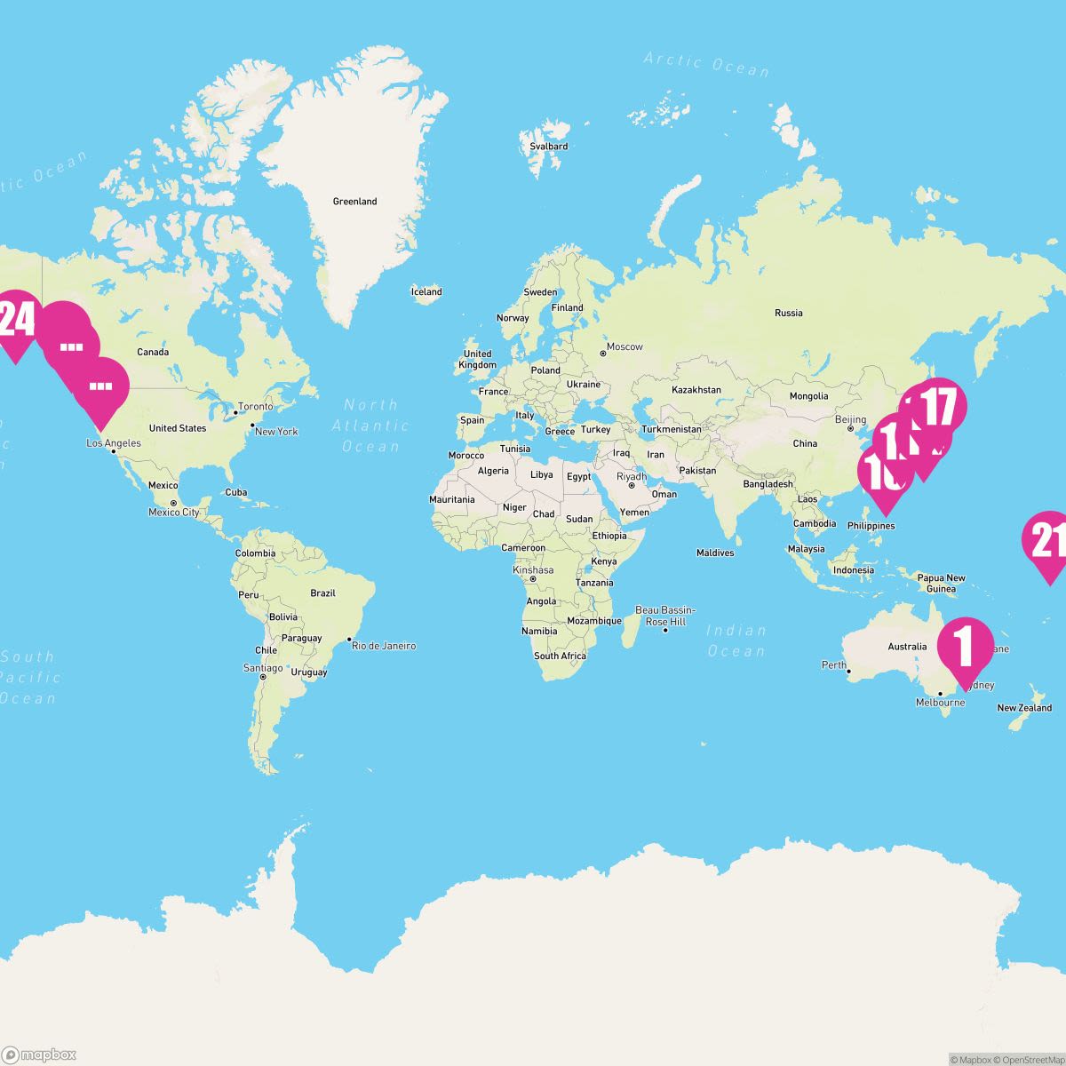 29 Night Carnival Journeys: Transpacific (Brisbane To Seattle)
