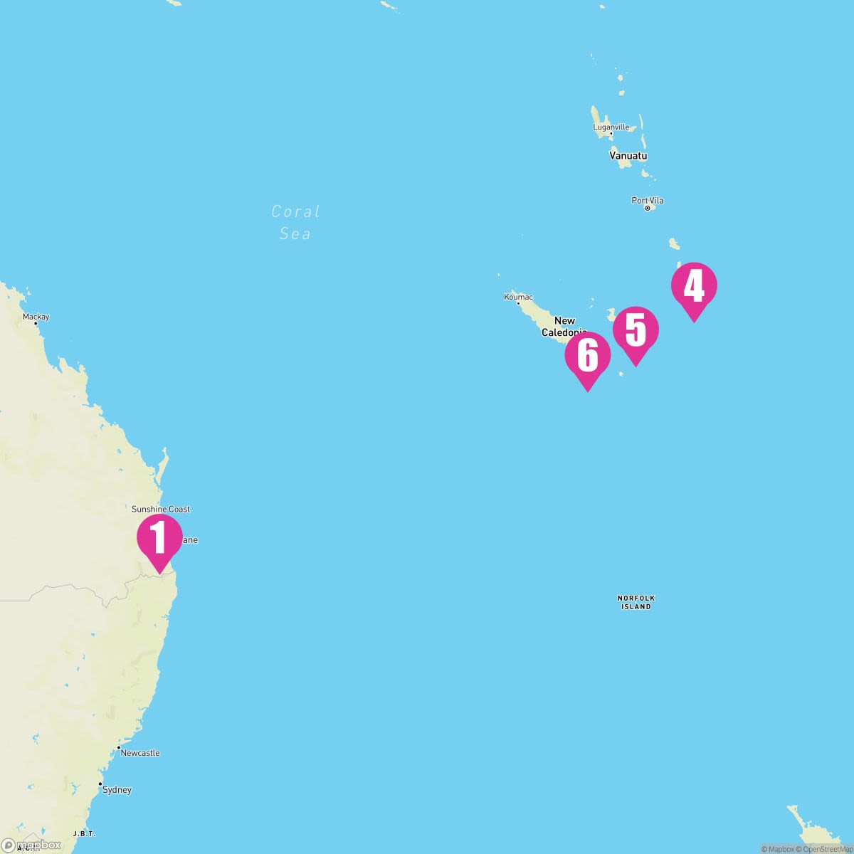 7 Night South Pacific (Brisbane Roundtrip)