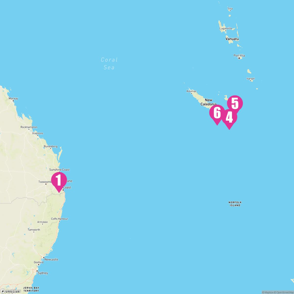 7 Night South Pacific (Brisbane Roundtrip)