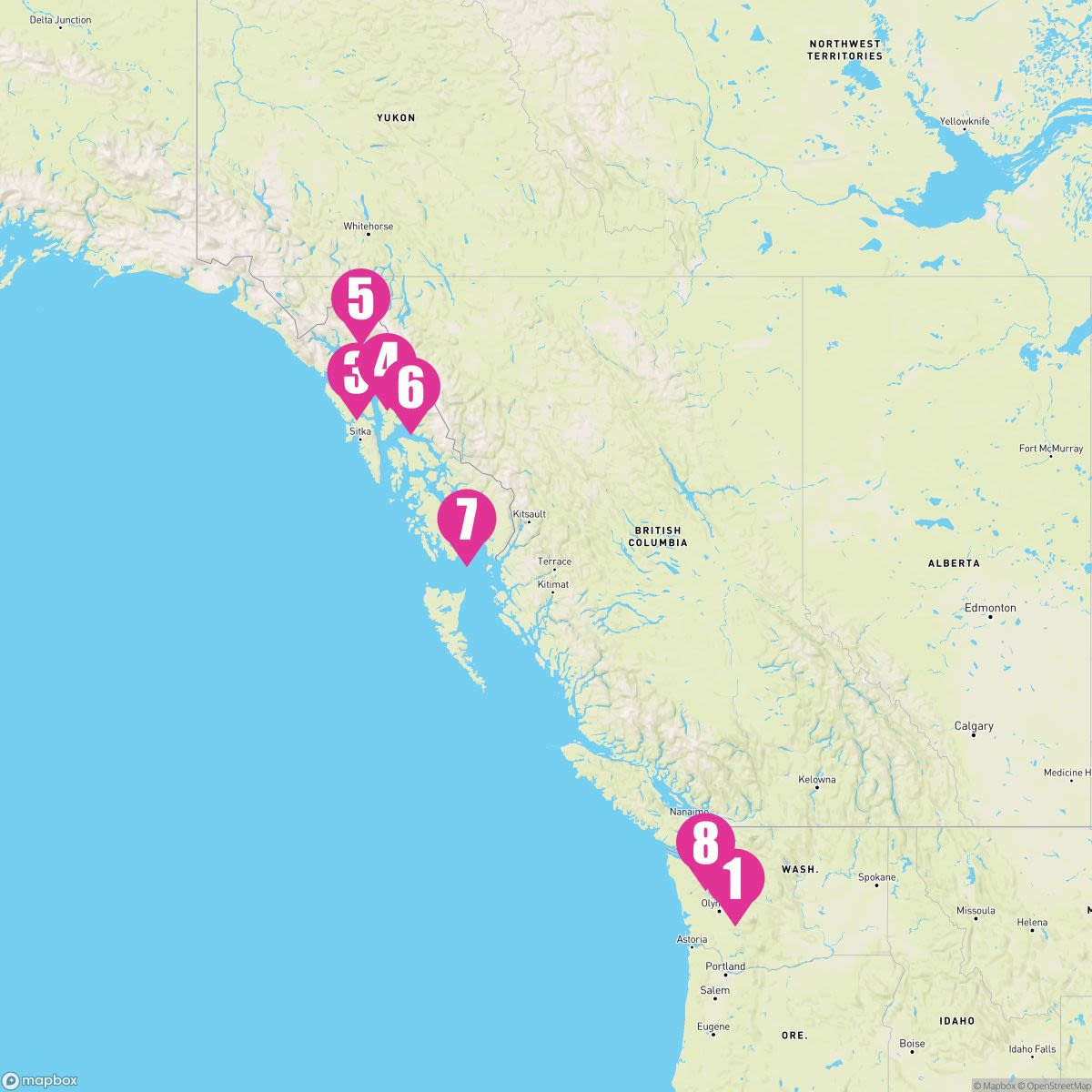 8 Night Alaska (Seattle Roundtrip)