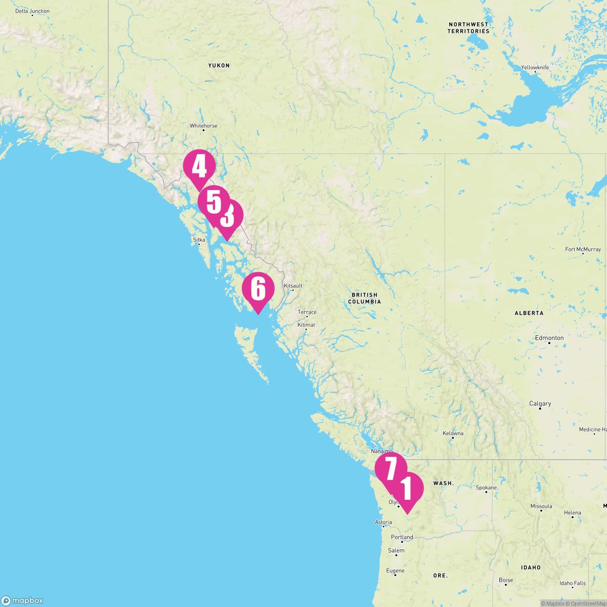 7 Night Alaska  (Seattle Roundtrip)