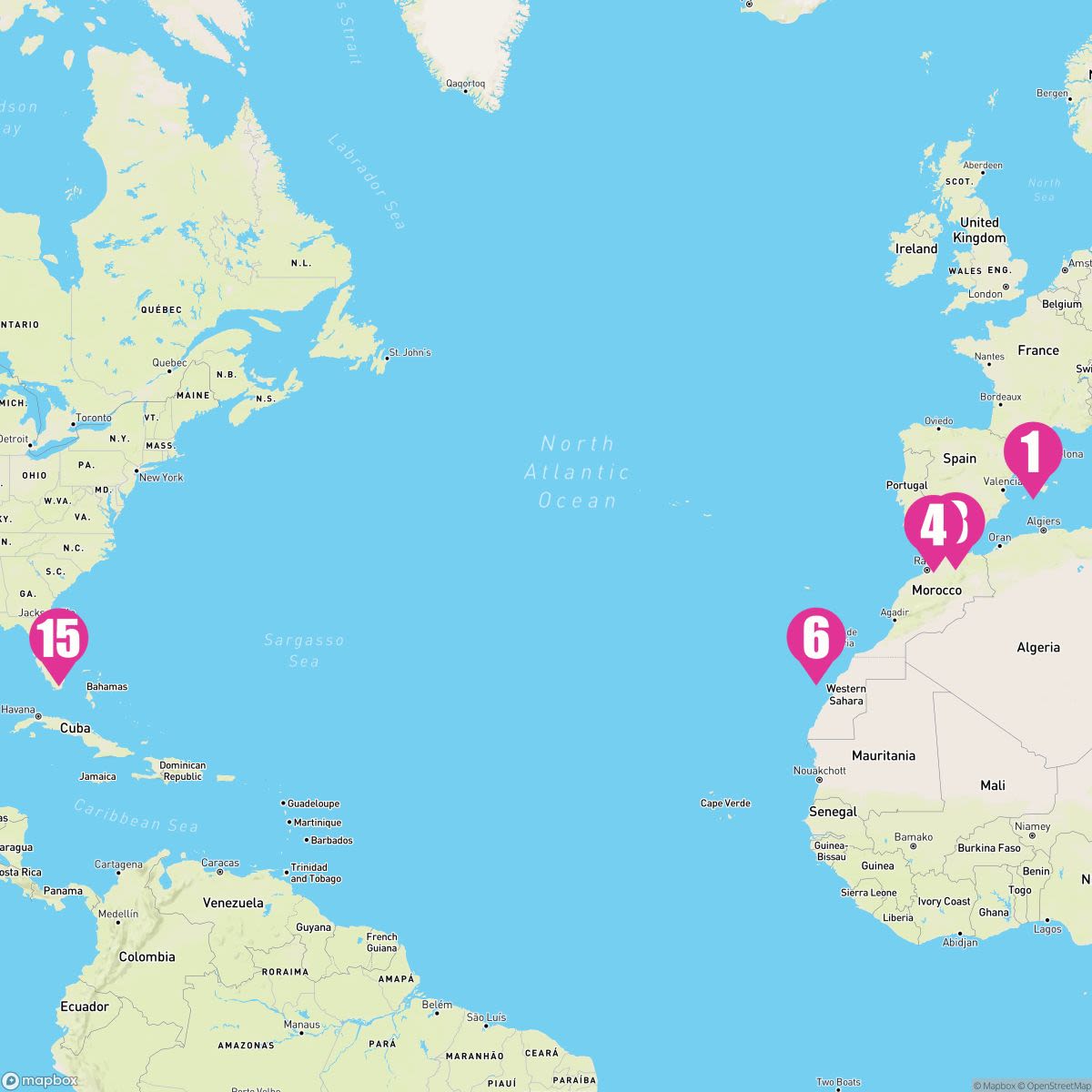 14 Night Westbound Transatlantic - Carnival Journeys (Barcelona To Port Canaveral)