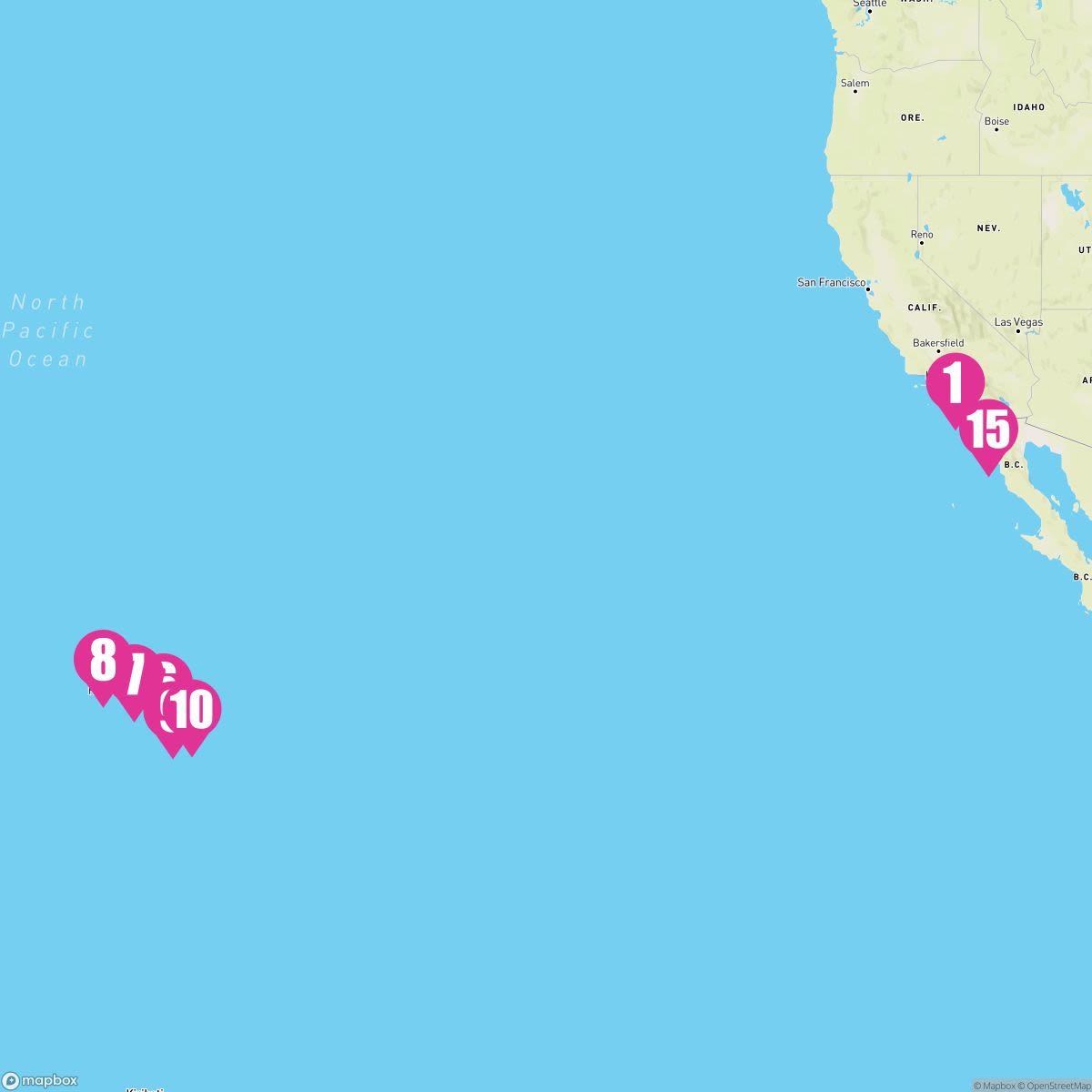 15 Night Carnival Journeys - Hawaii (Los Angeles Roundtrip)