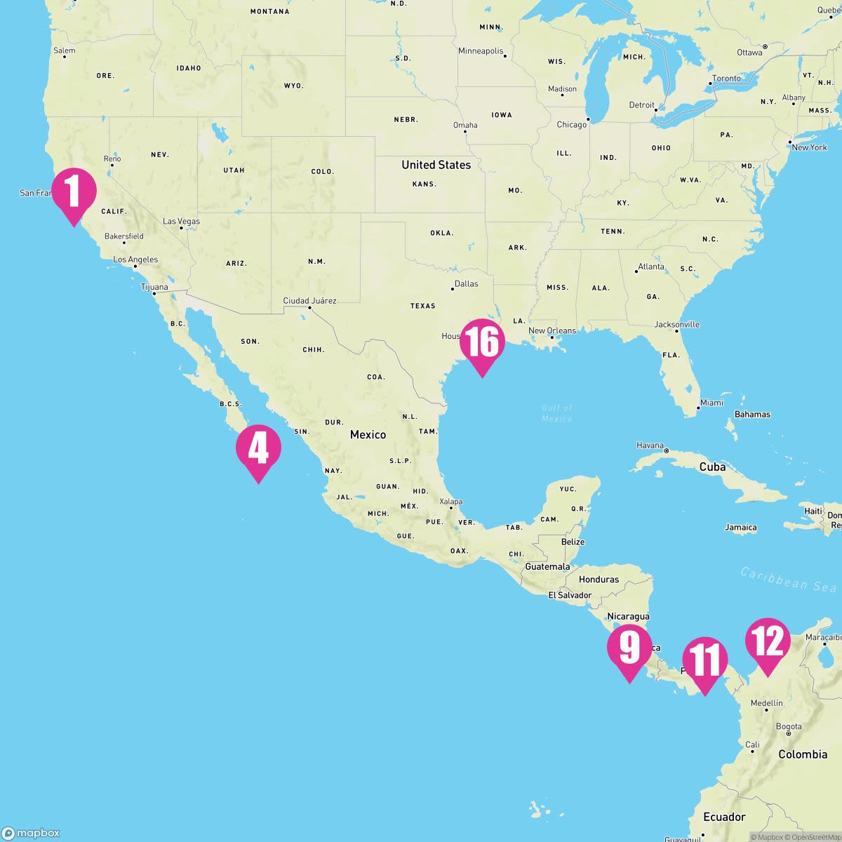 15 Night Panama Canal Carnival Journeys (San Francisco To Galveston)