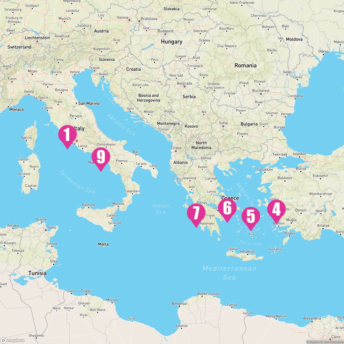 9 Night Mediterranean (Rome Roundtrip)