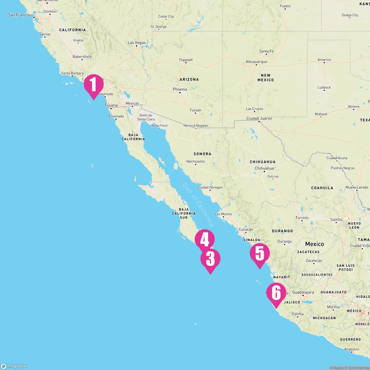 8 Night Mexican Riviera (Los Angeles Roundtrip)