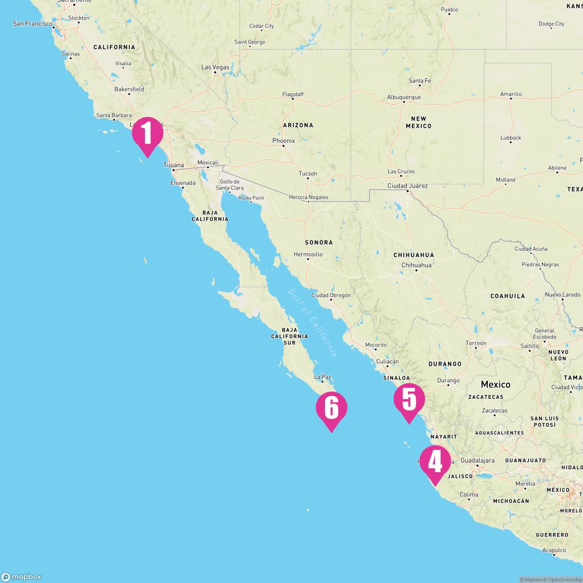 7 Night Mexican Riviera (Los Angles Roundtrip)