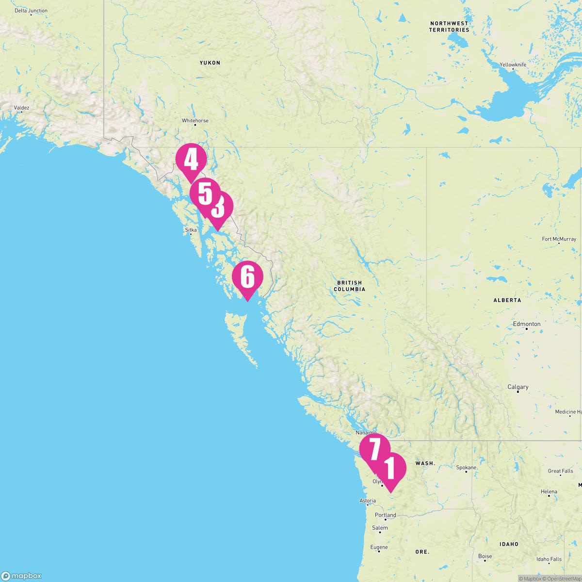 7 Night Alaska  (Seattle Roundtrip)
