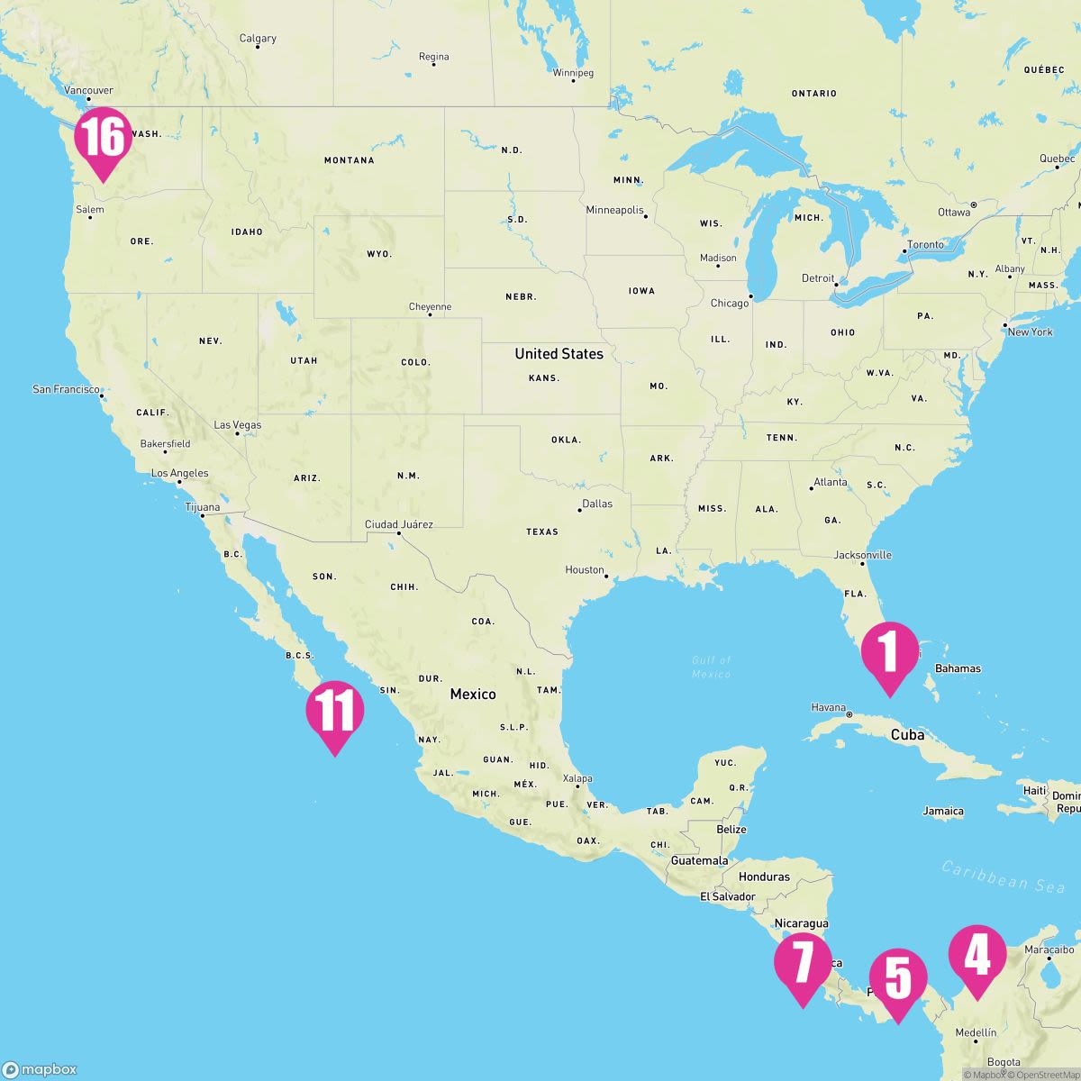 15 Night Carnival Journeys: Panama Canal Westbound (Miami To Seattle)