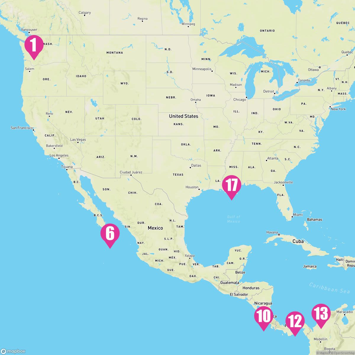 16 Night Panama Canal Carnival Journeys - Eastbound (Seattle To New Orleans)