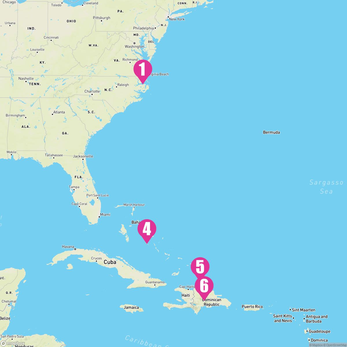 8 Night Eastern Caribbean (Norfolk Roundtrip)