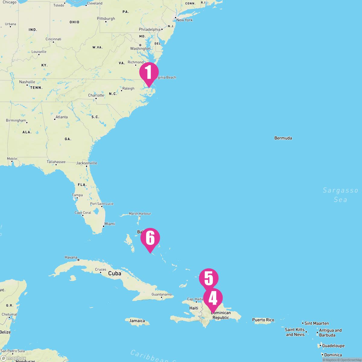 8 Night Eastern Caribbean (Norfolk Roundtrip)