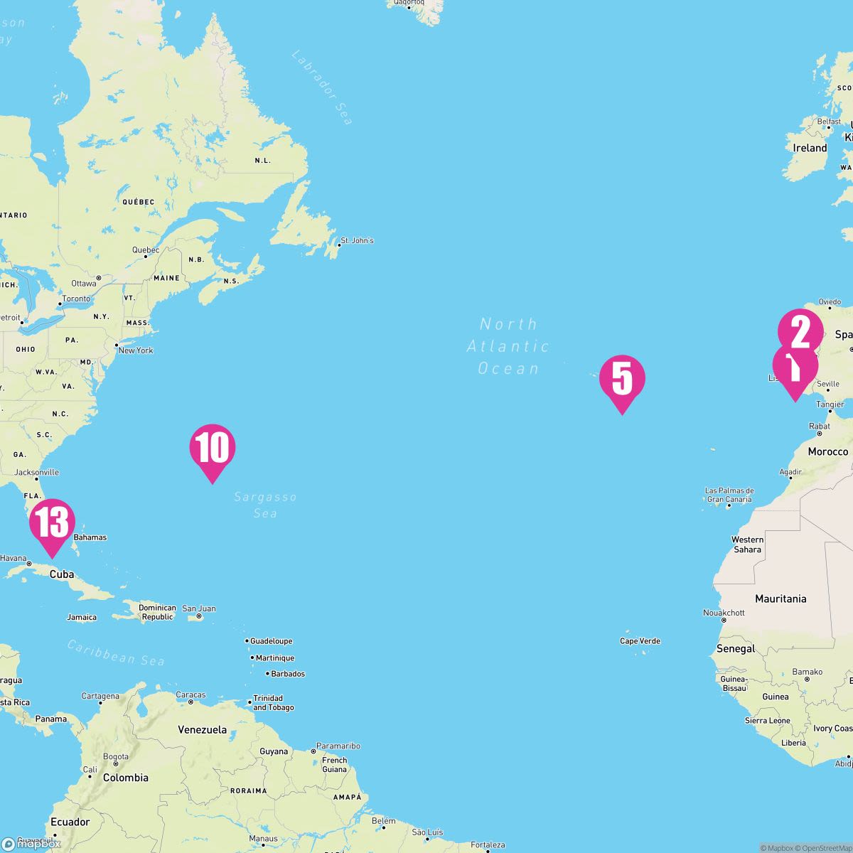 12 Night Transatlantic (Lisbon To Ft. Lauderdale)