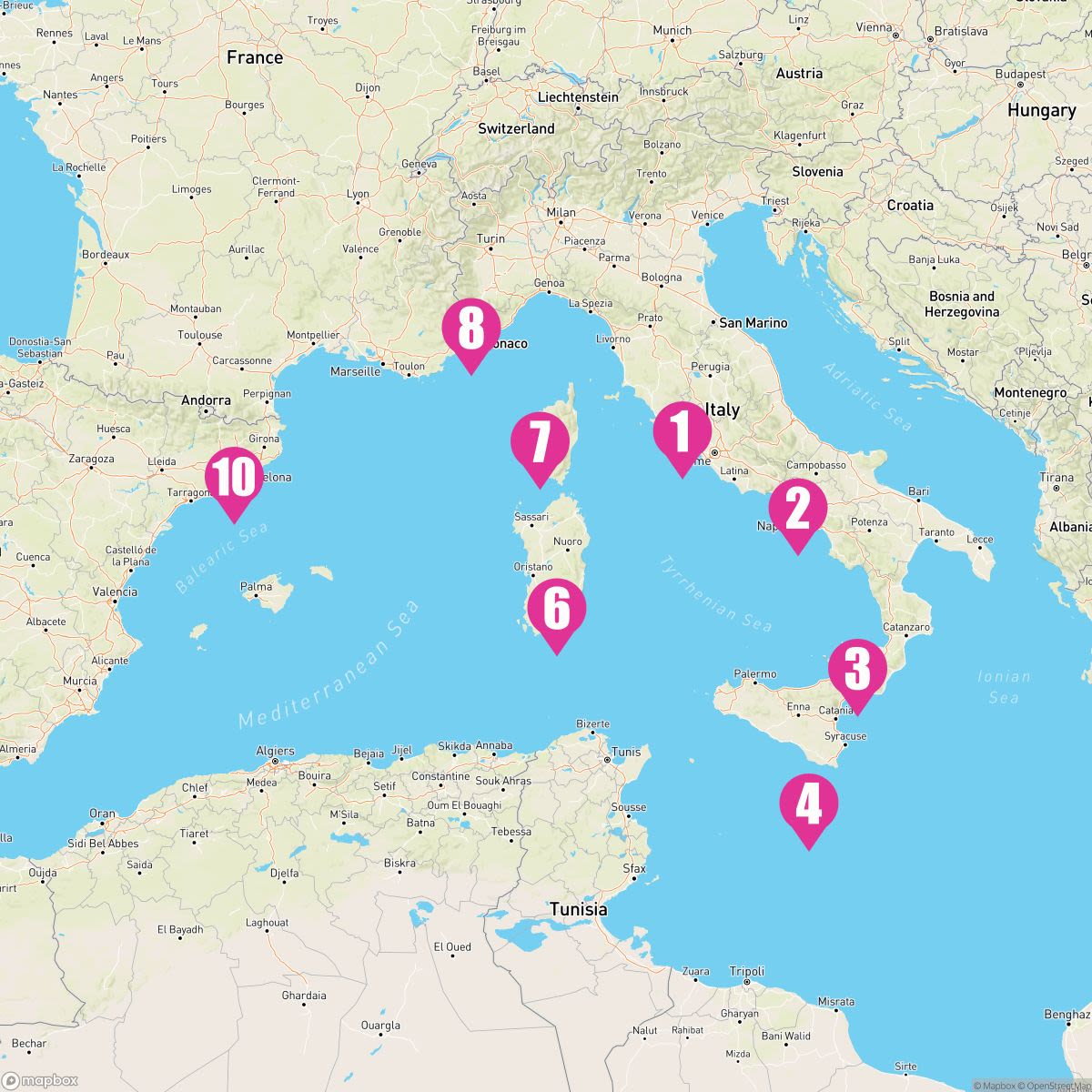 9 Night Italy France & Spain (Rome To Barcelona)