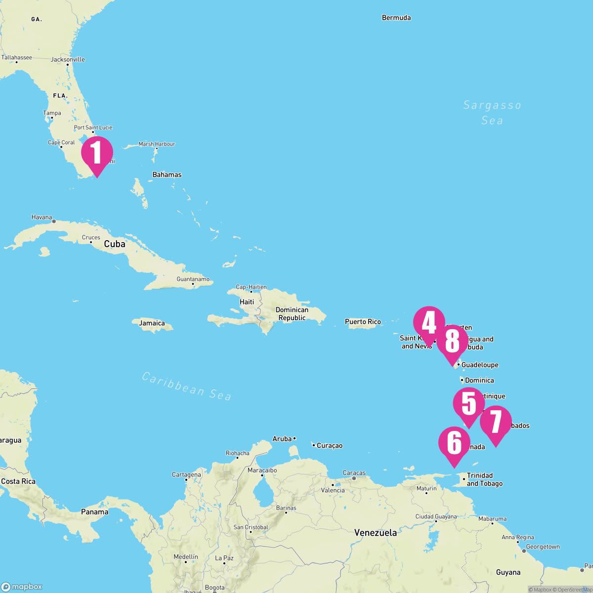 10 Night Ultimate Southern Caribbean (Ft. Lauderdale Roundtrip)