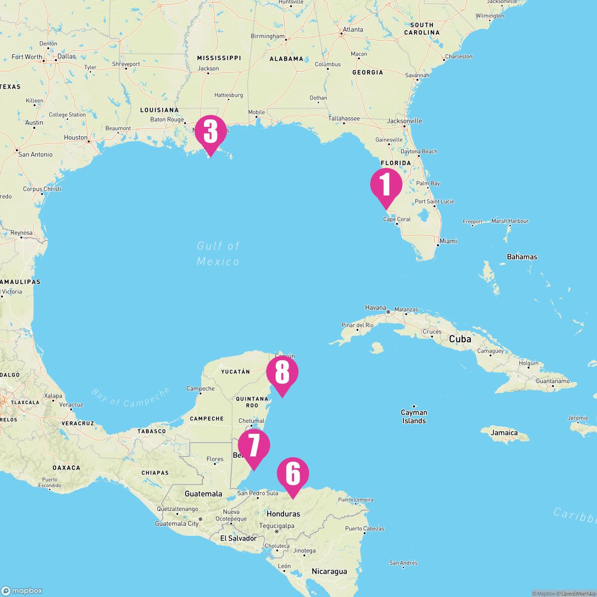 9 Night New Orleans & Western Caribbean (Tampa Roundtrip)